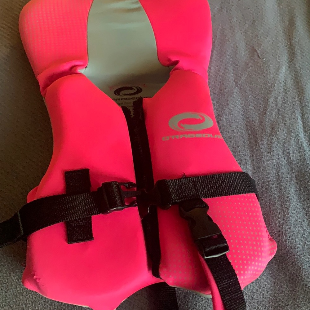 PINK Infant life vest